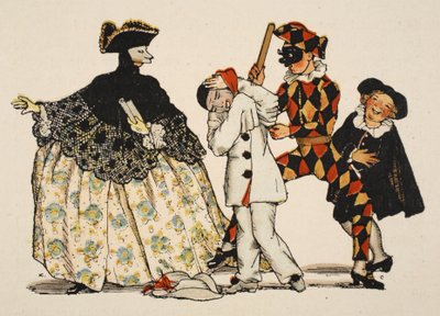 Comédie Italienne, 1918 von Konstantin Andreevic Somov